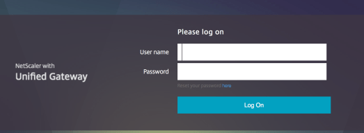NetScaler Gateway 11 Customizations: Add Password Reset Link