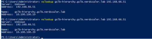 Cascaded Hierarchical GSLB:
